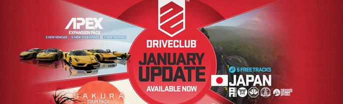 DriveClub Aktualizacja Styczniowa